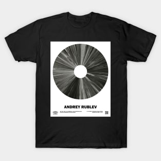 minimal_Andrey Rublev Warp Barcode Movie T-Shirt